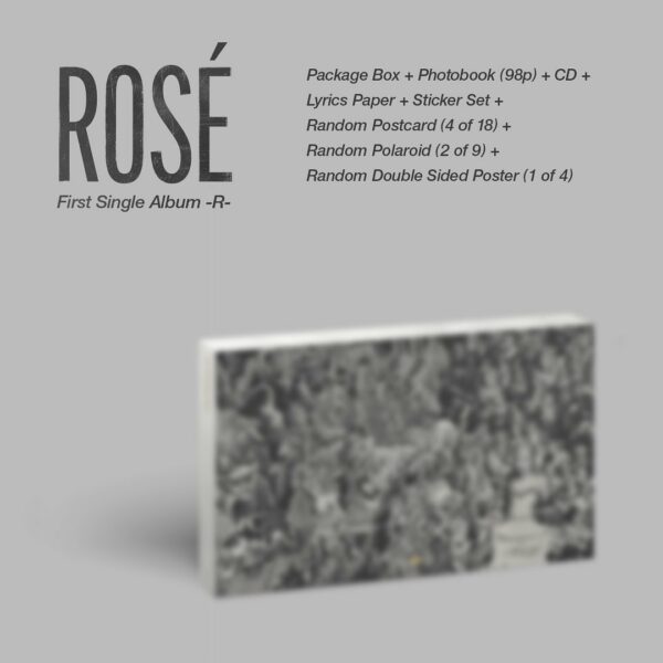 ROSÉ FIRST SINGLE ALBUM -R- === Release date // MAR. 16 (Tue) Pre-order // M...