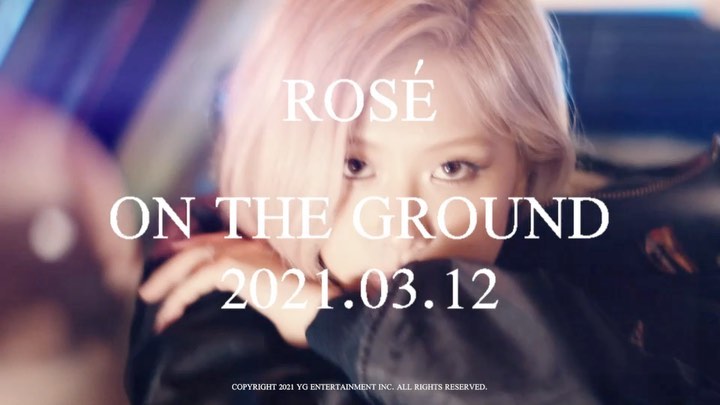 #ROSÉ #로제 #BLACKPINK #블랙핑크 #FirstSingleAlbum #R #OnTheGround #MV_Teaser #March12…
