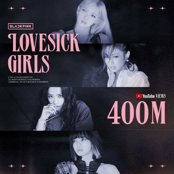 #BLACKPINK #블랙핑크 #LovesickGirls #MV #400MILLION #YOUTUBE #YG…