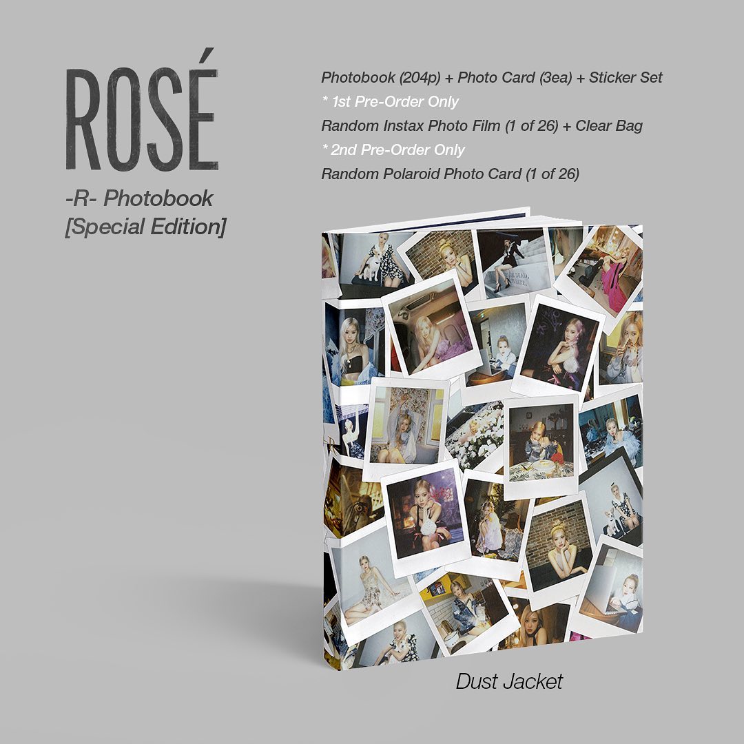 ROSÉ -R- Photobook [Special Edition] === Release date // JUNE 22 (Tue) 1st Pr...