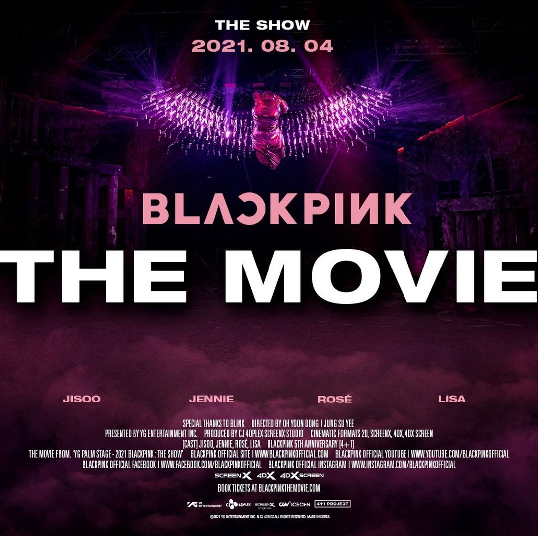 BLACKPINK THE MOVIE Coming Soon August 4th, 2021 Get ready for THE MOVIE in Sc...