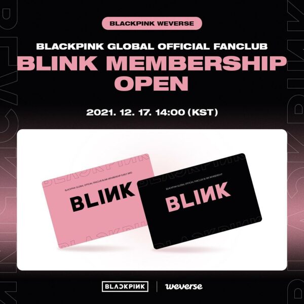 ⠀
BLACKPINK GLOBAL OFFICIAL FANCLUB, BLINK MEMBERSHIP OPEN!
Check out now on Wev…
