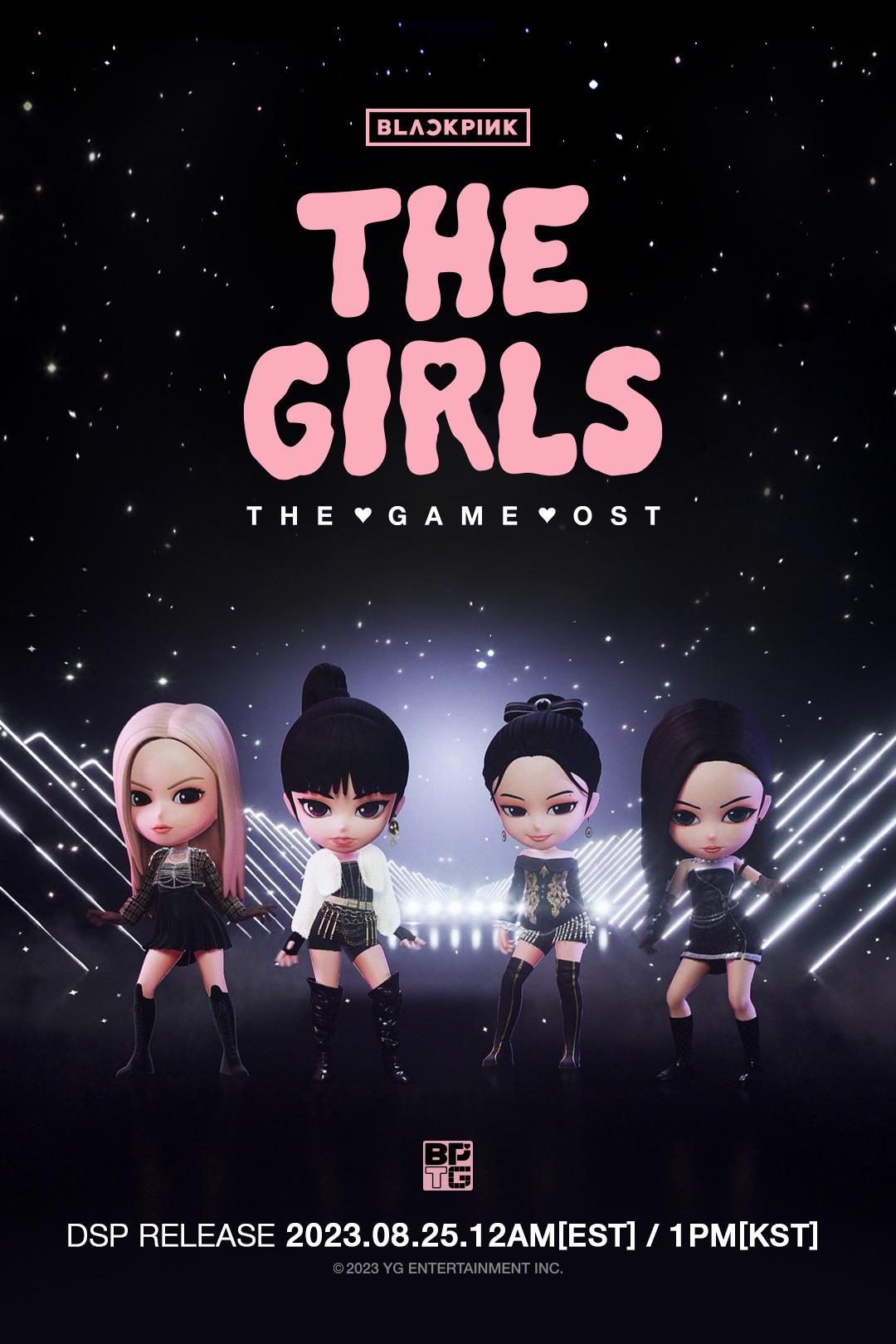 230823 BLACKPINK - Digital Single BPTG OST ‘THE GIRLS’ Release Poster