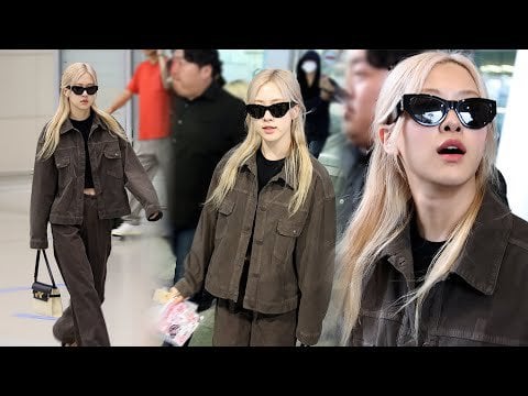 230830 ROSÉ arrives at Incheon International Airport from LA