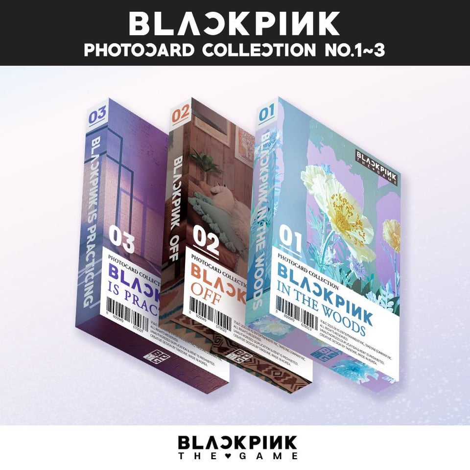 230915 BLACKPINK THE GAME PHOTOCARD COLLECTION Pre-order Announced