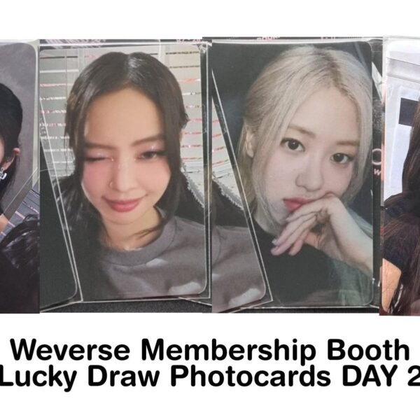 230918 Blackpink Day 2 Weverse Membership Booth Photocards are 🥰