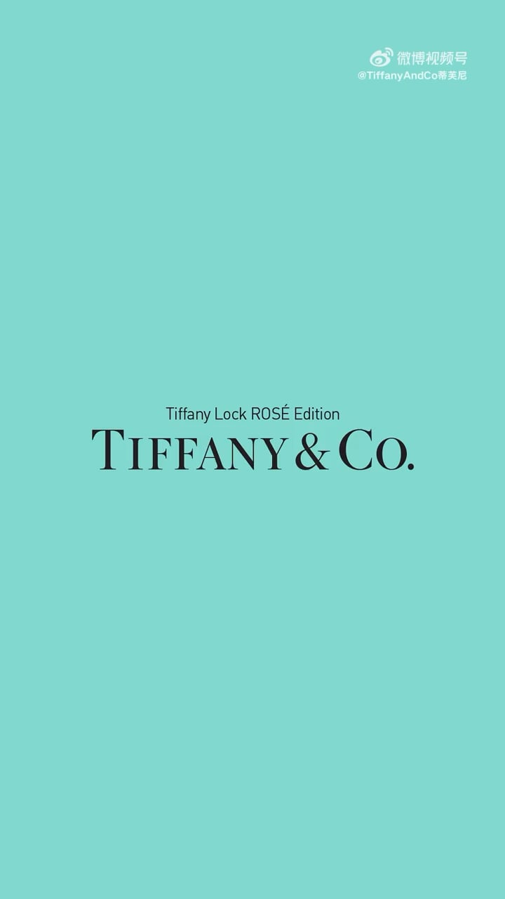 230915 ROSÉ for Tiffany & Co. | Tiffany Lock ROSÉ Edition