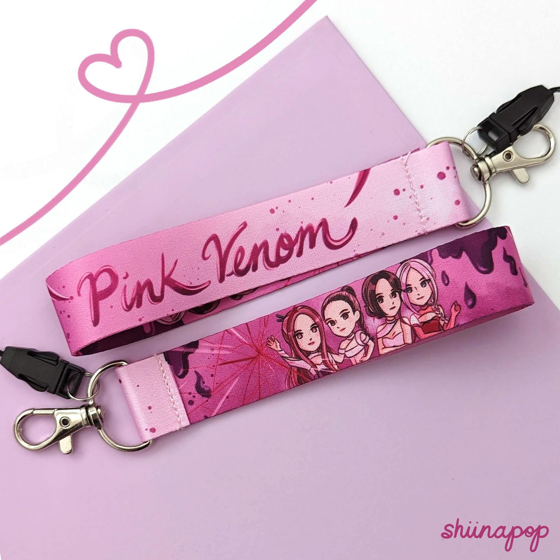 230911 Made a Pink Venom wrist strap design! Can be used with your Bl-ping-bong!