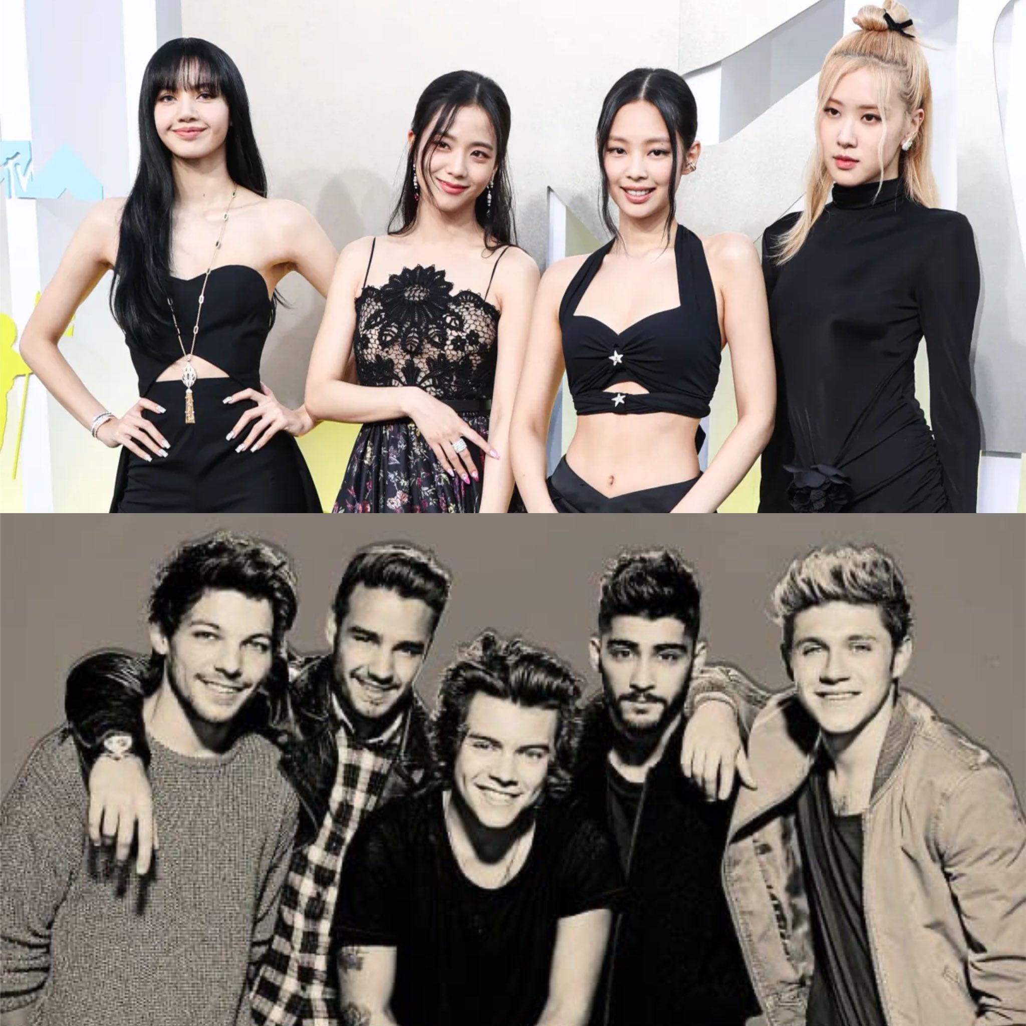 231017 BLACKPINK joins One Direction as the ONLY groups in HISTORY to have entered the Top Single of the SNEP, French chart, as a group and as a soloists!