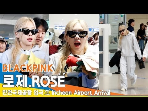 231002 Rosé @ Incheon International Airport (Arrival from Paris)