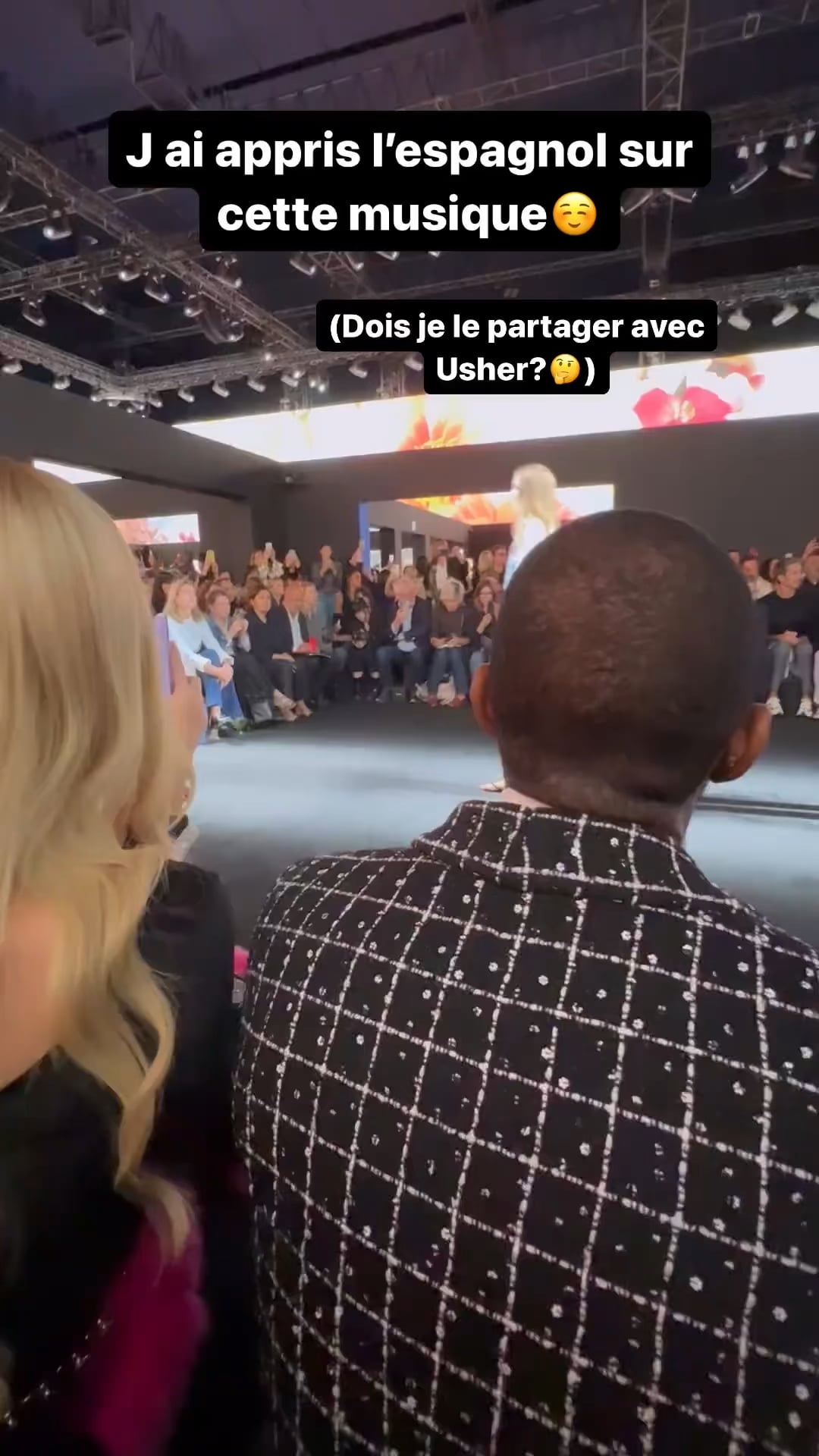 231004 Jennie & Usher talked about possibly working together @ CHANEL Paris Fashion Week