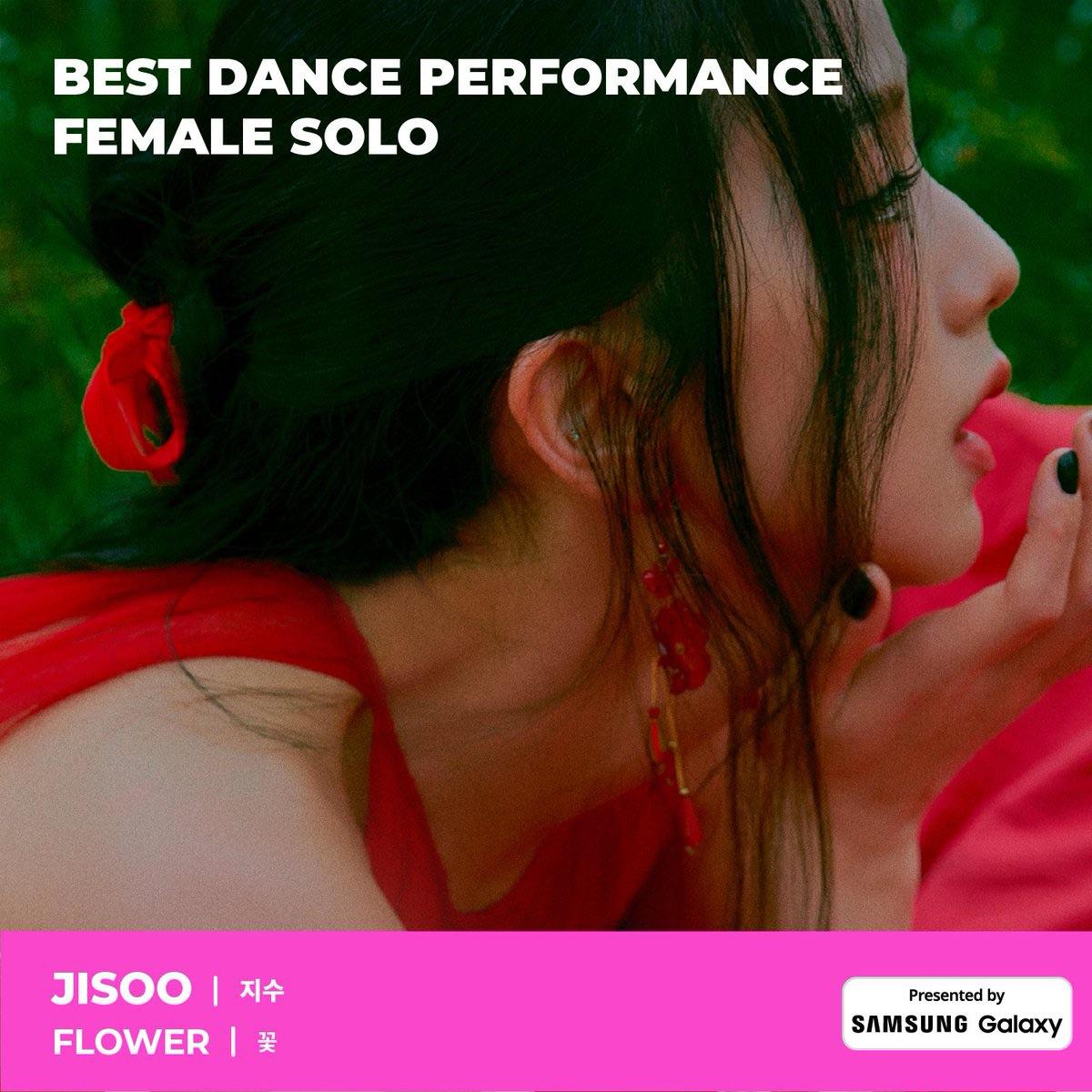 231019 JISOO - ‘꽃 (FLOWER)’ is nominated for ‘Best Dance Performance Female Solo’ at the 2023 MAMA (Mnet Asian Music Awards)!