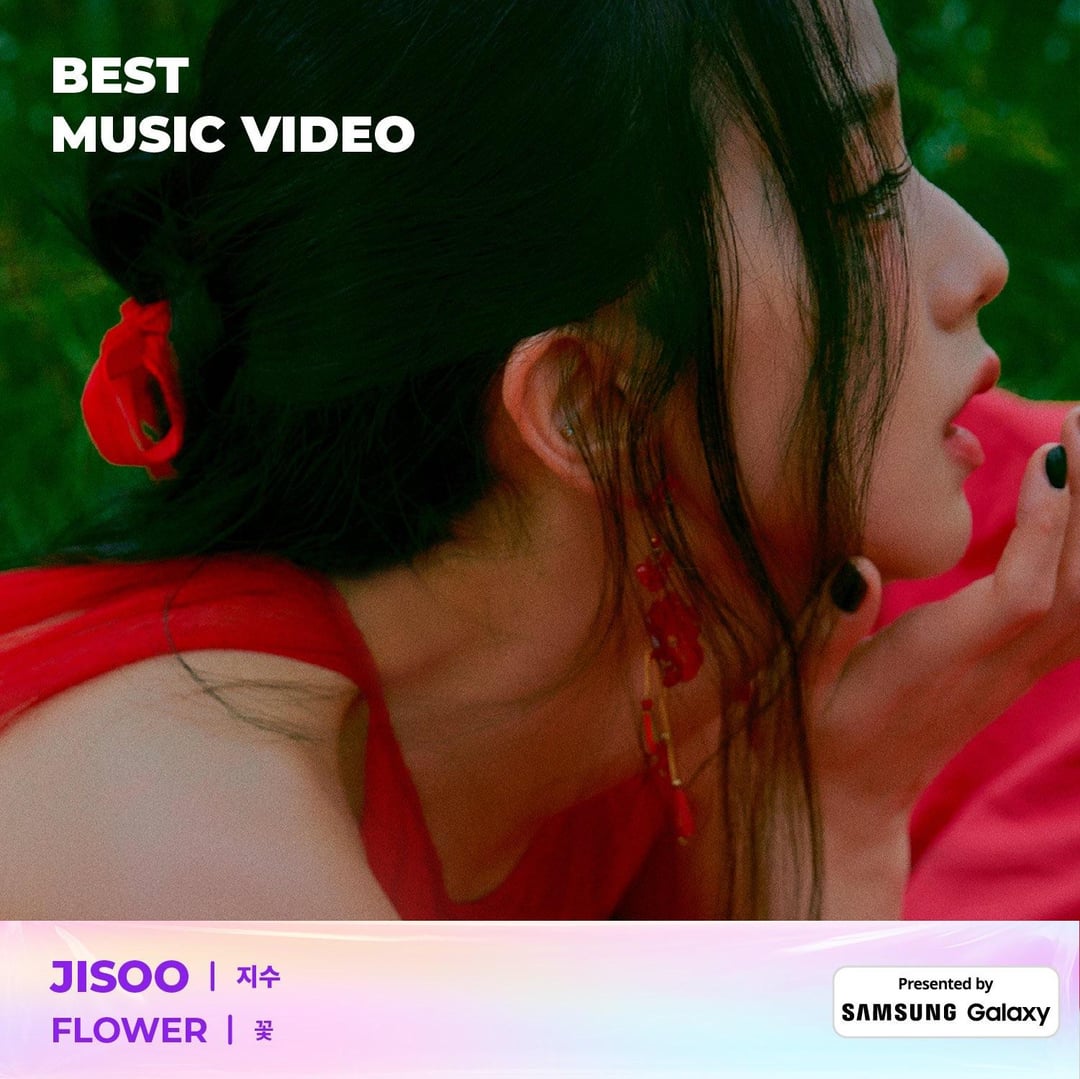 231019 JISOO - ‘꽃 (FLOWER)’ is nominated for ‘Best Music Video’ & ‘Best Dance Performance Female Solo’ at the 2023 MAMA (Mnet Asian Music Awards)!