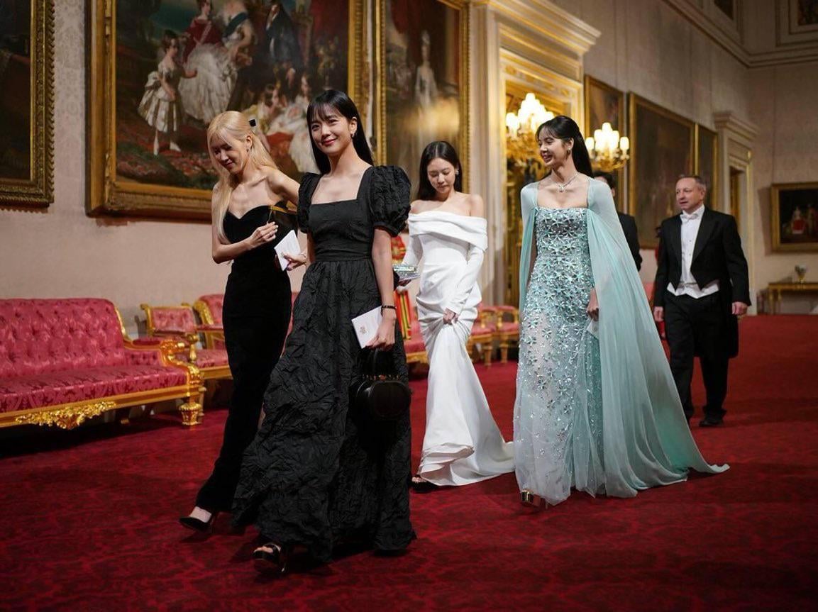 231121 BLACKPINK @ Korean State Banquet at Buckingham Palace