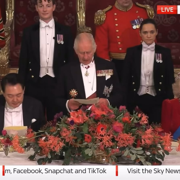 231121 BLACKPINK honoured by King Charles II during His Speech at Korean State Banquet at Buckingham Palace