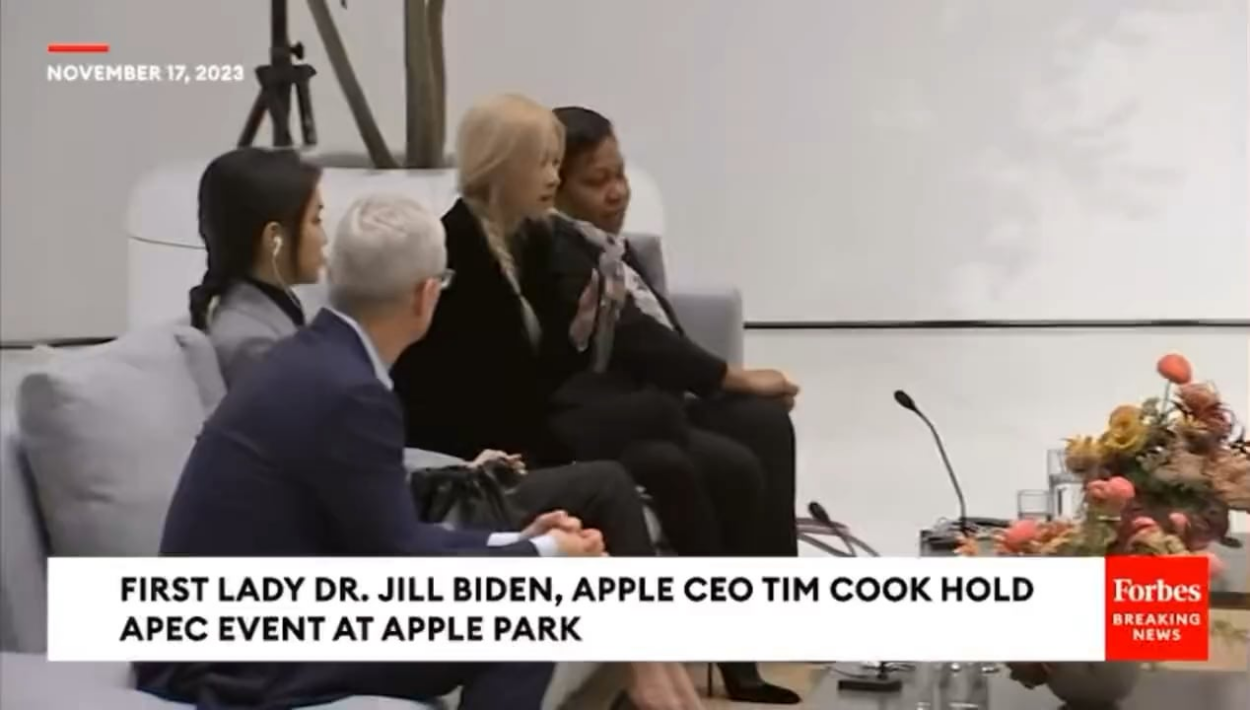 231117 ROSÉ shares her experience about mental health @ the APEC Summit event, hosted by the First Lady Dr. Jill Biden and Tim Cook