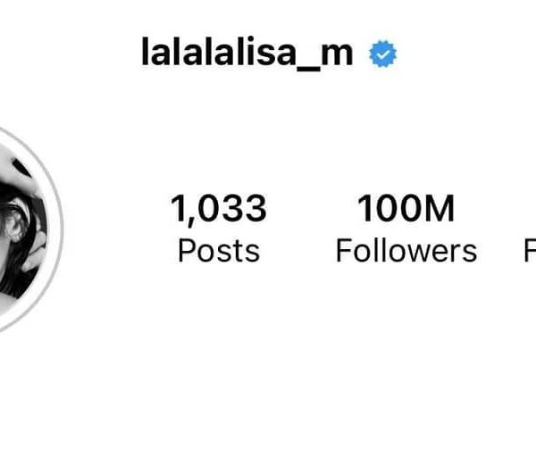 231225 Blackpink Lisa Hits 100 Million Followers on Instagram