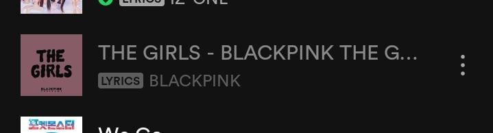 240119 "The girls" unavailable on Spotify