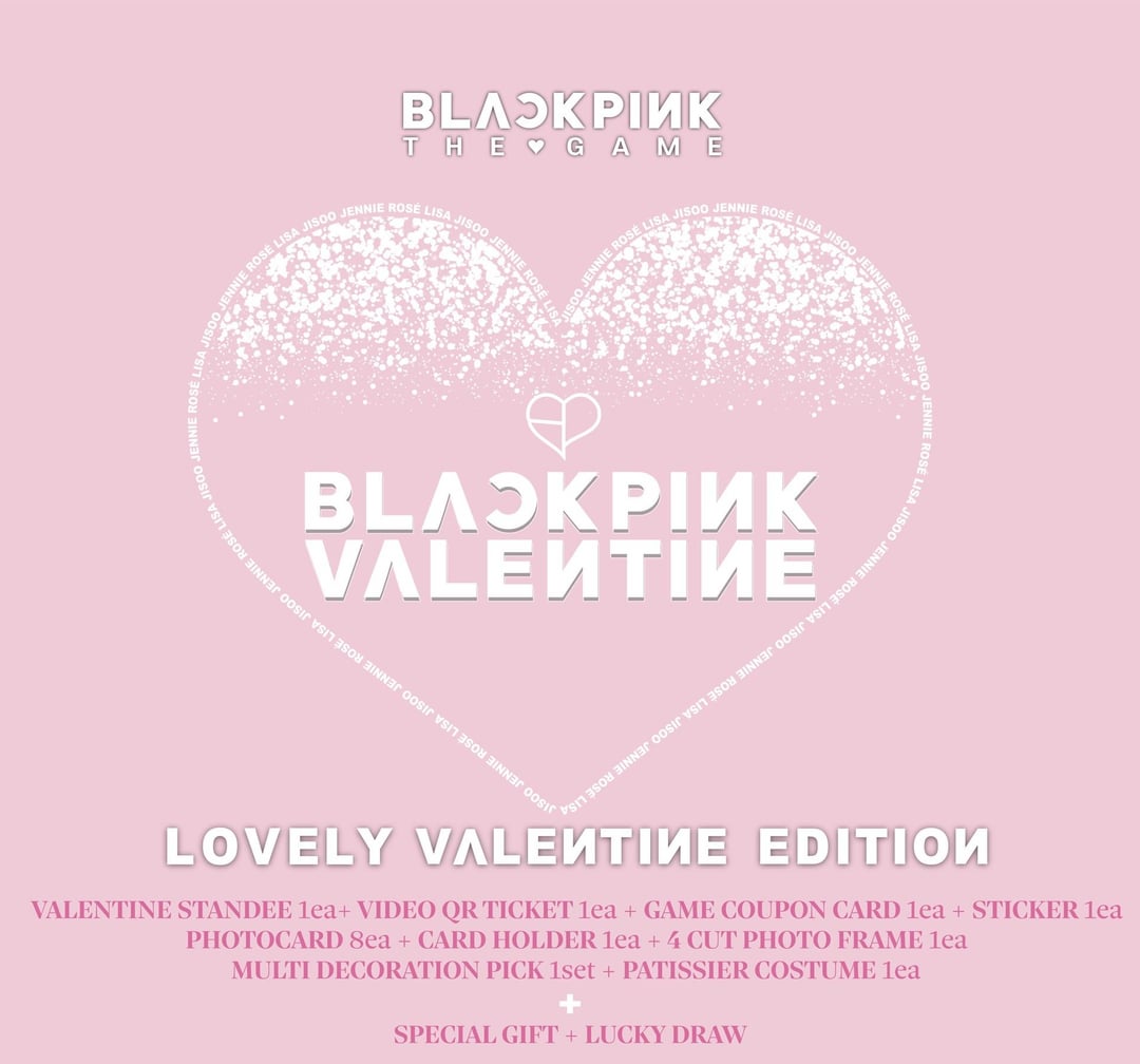240118 BLACKPINK THE GAME Photocard Collection Lovely Velentine’s Edition Pre-Order Notice