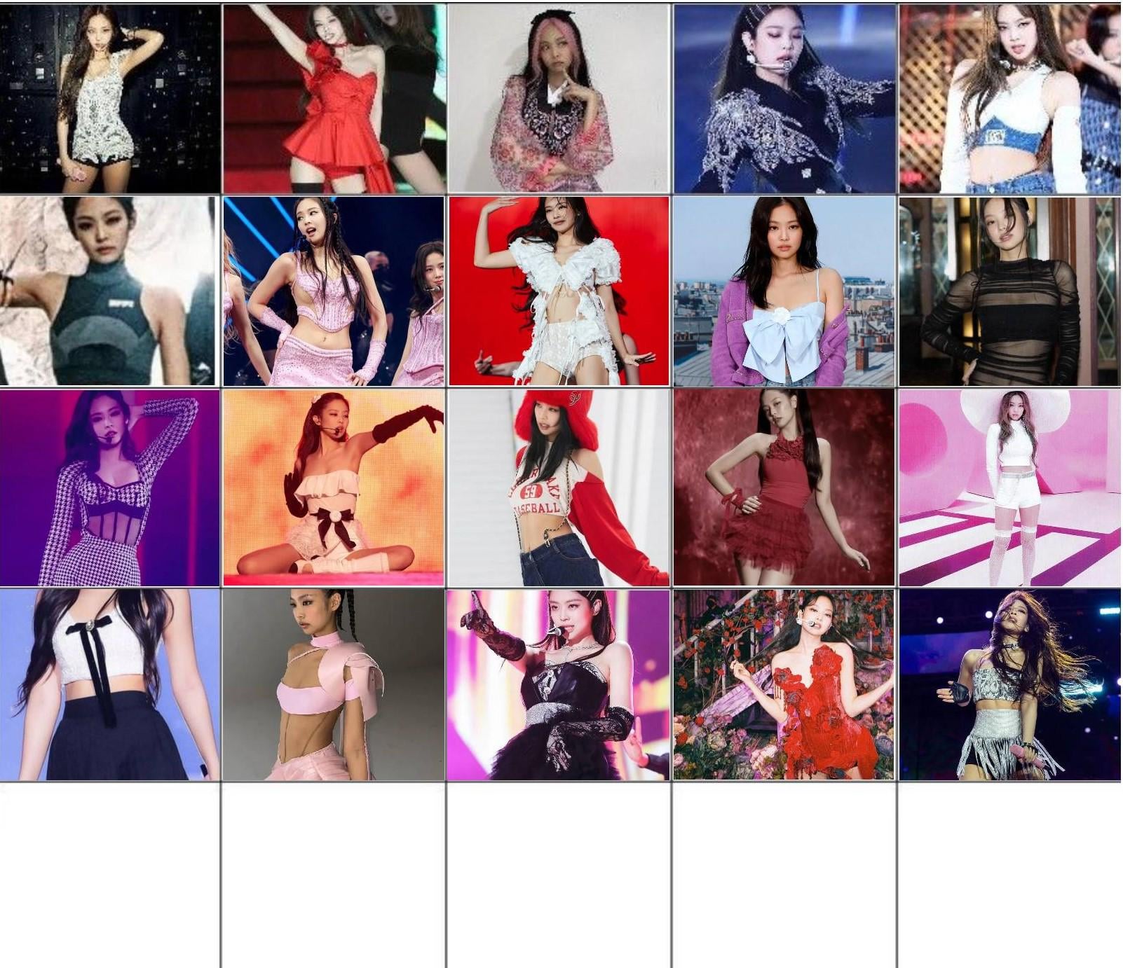 Top 25 Jennie outfit's of all time. 5 most upvoted comments will get a place.