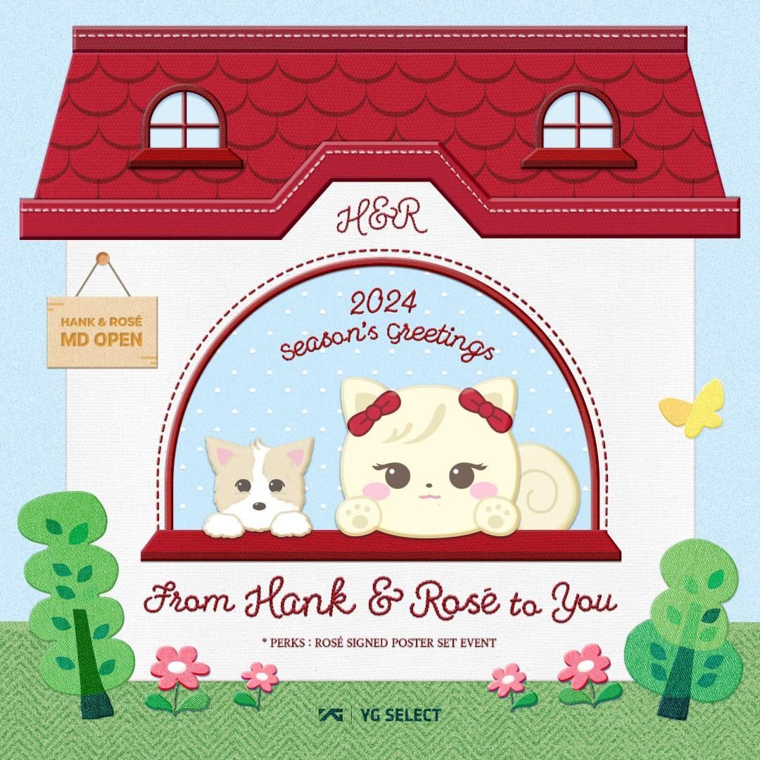 240208 Season’s Greetings: From HANK & ROSÉ To You [2024] MD | Pre-order Announced
