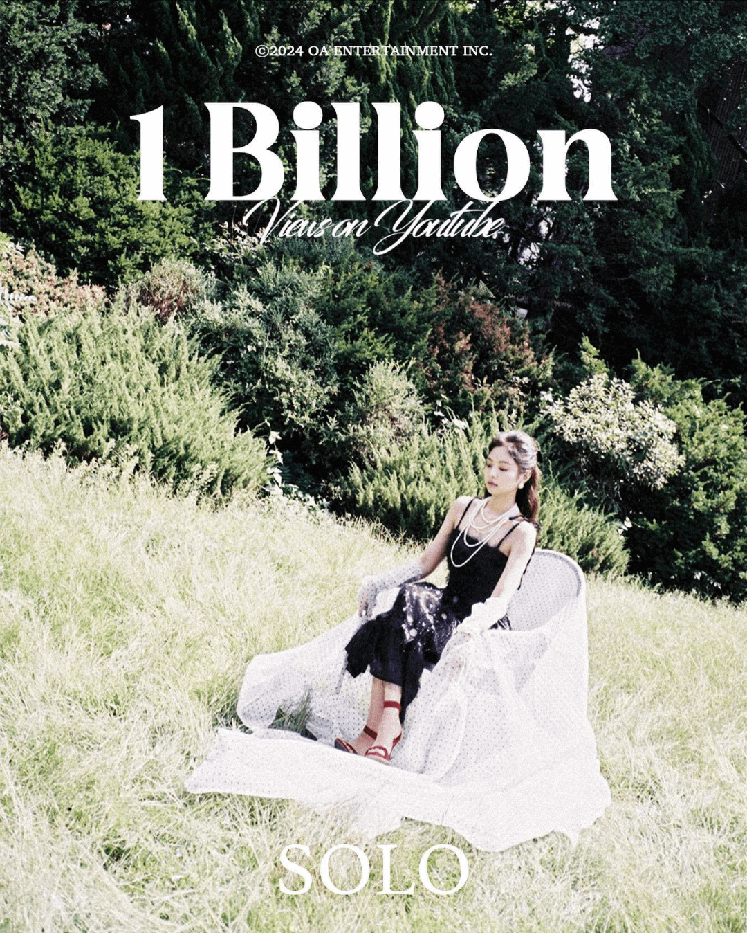 Jennie, the first K-pop girl act to pass 1 BILLION views on YouTube