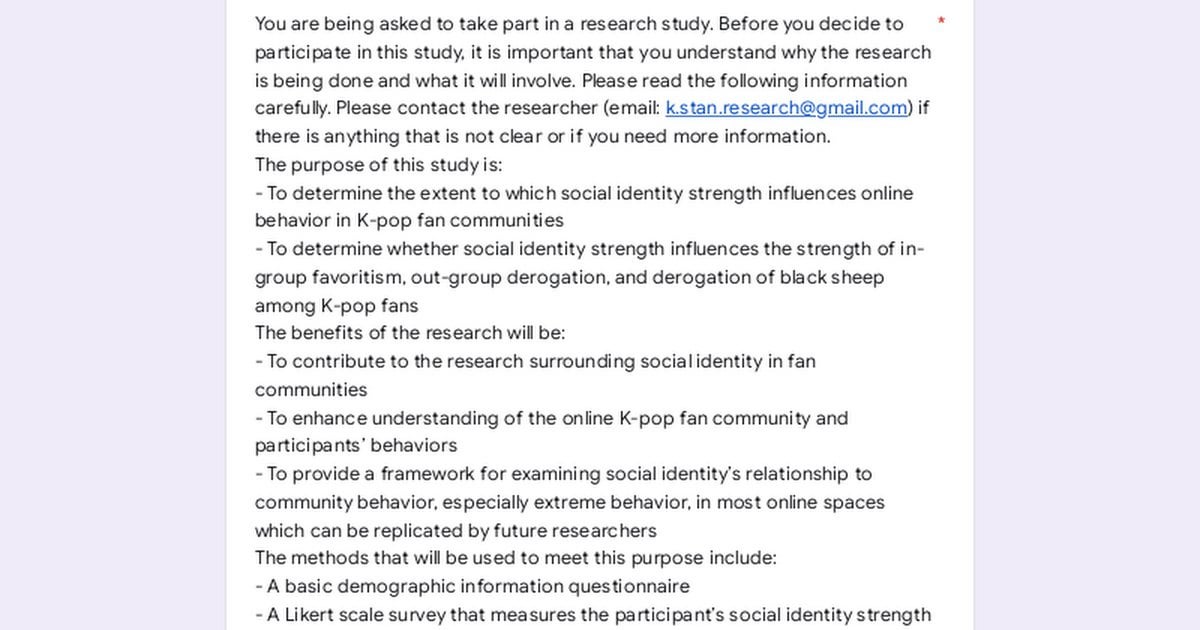 Survey for Blinks—please help out a fellow fan (for science)!
