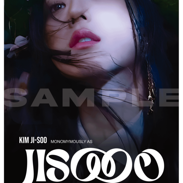 JISOO and blackpink poster designs