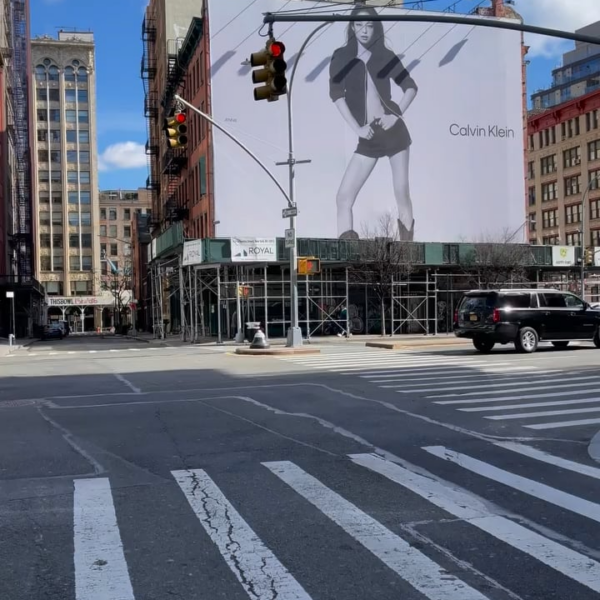 240321 Jennie for Calvin Klein Billboard on Houston Street, New York