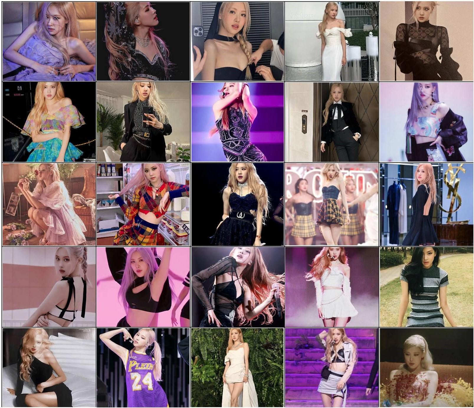 Here are the Top 25 Rosé outfit's of all time as voted by the r/BLACKPINK community