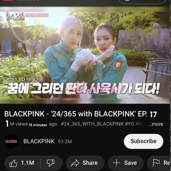 YG - Finally release the Panda BlackPink episode.