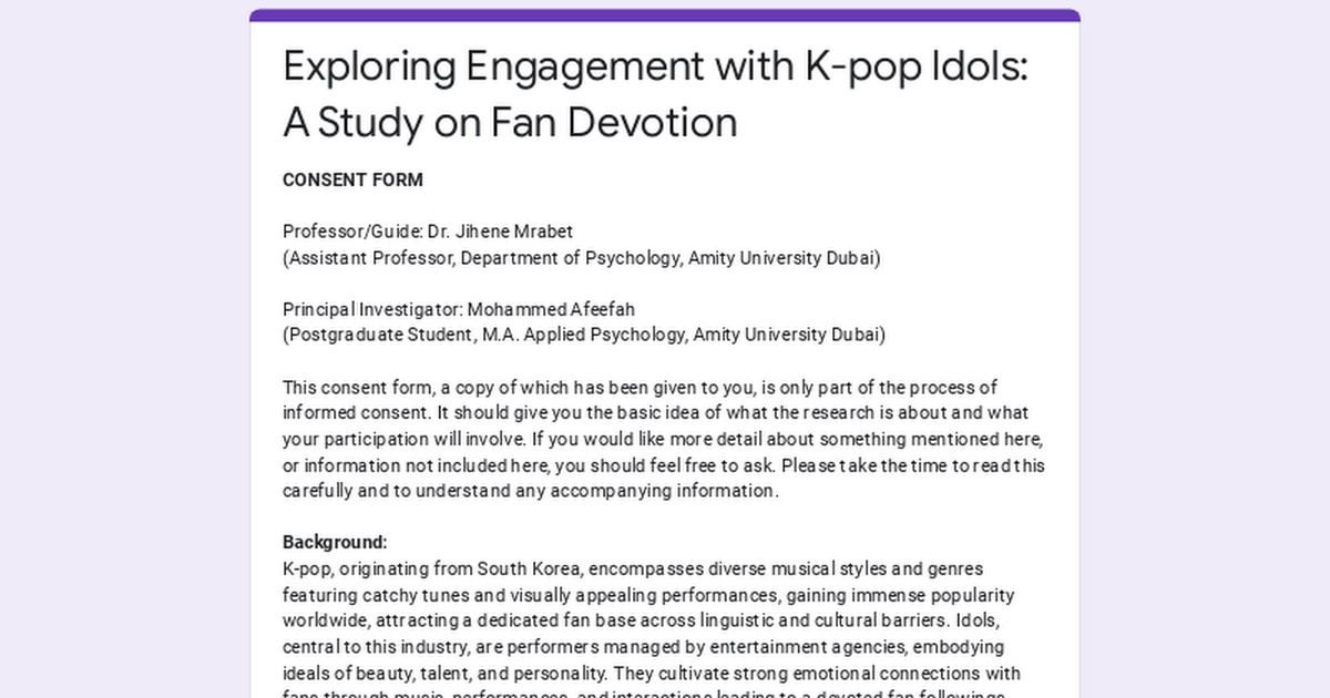 240422 Research Study On Fan Engagement In K-pop