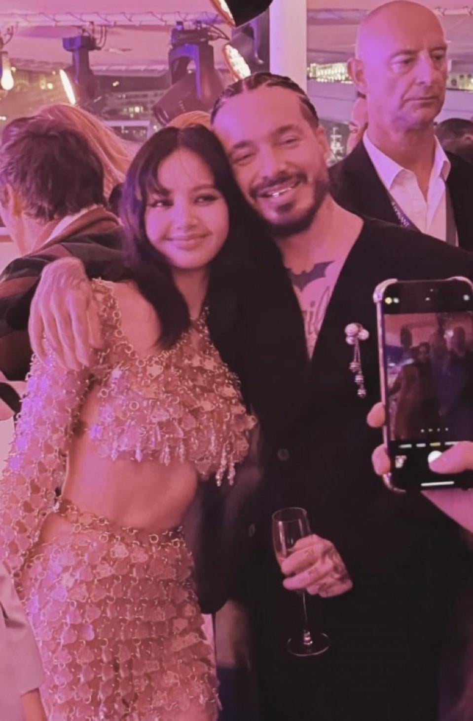 240526 Lisa and J Balvin at Tag Heuer event in Monaco