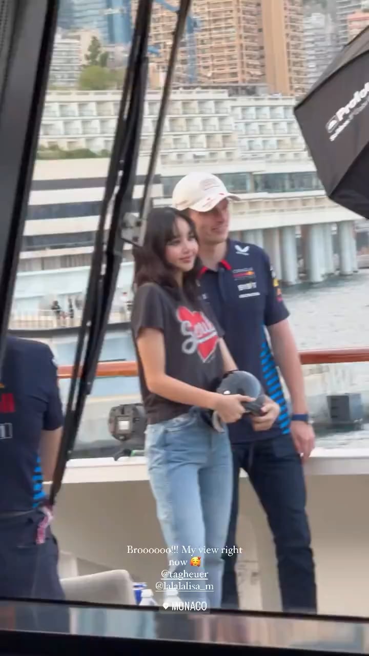 240525 Lisa w/ Max Verstappen in Monaco