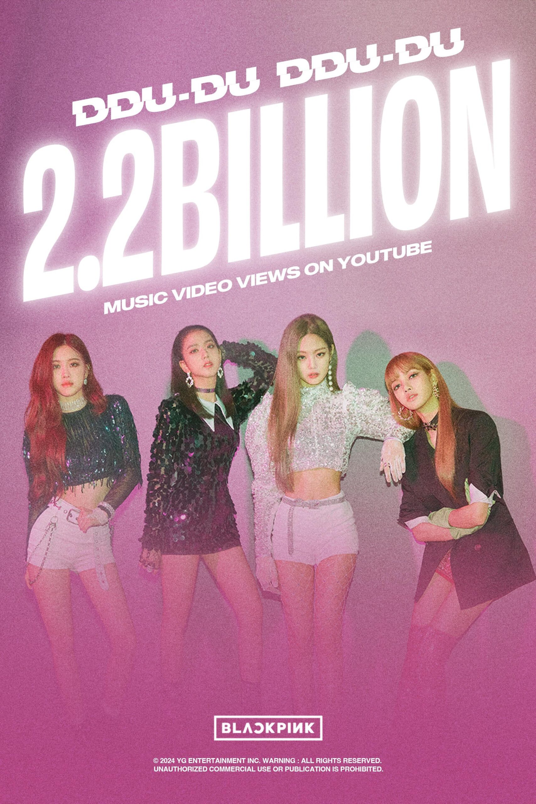 240527 BLACKPINK - ‘뚜두뚜두 (DDU-DU DDU-DU)’ M/V hits 2.2 BILLION VIEWS on Youtube! [Official Poster]