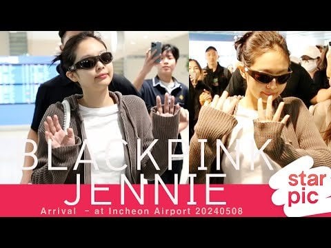 240508 Jennie @ Incheon International Airport (Arrival from New York)