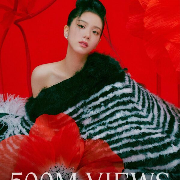 240513 JISOO - ‘꽃(FLOWER)’ M/V hits 500 MILLION VIEWS on Youtube! [Official Poster]