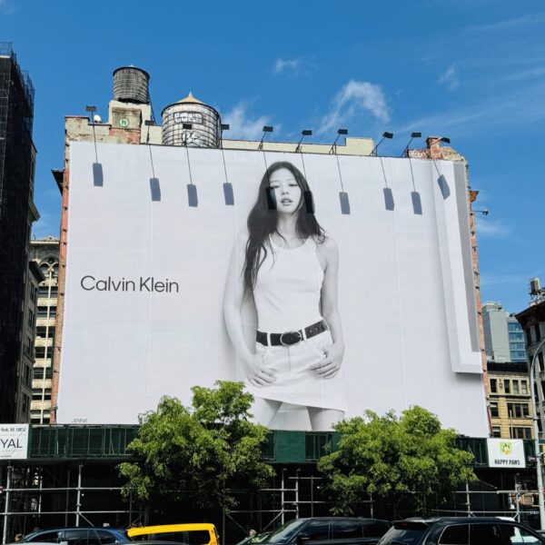 240511 Jennie for Calvin Klein Billboard on Houston Street, New York