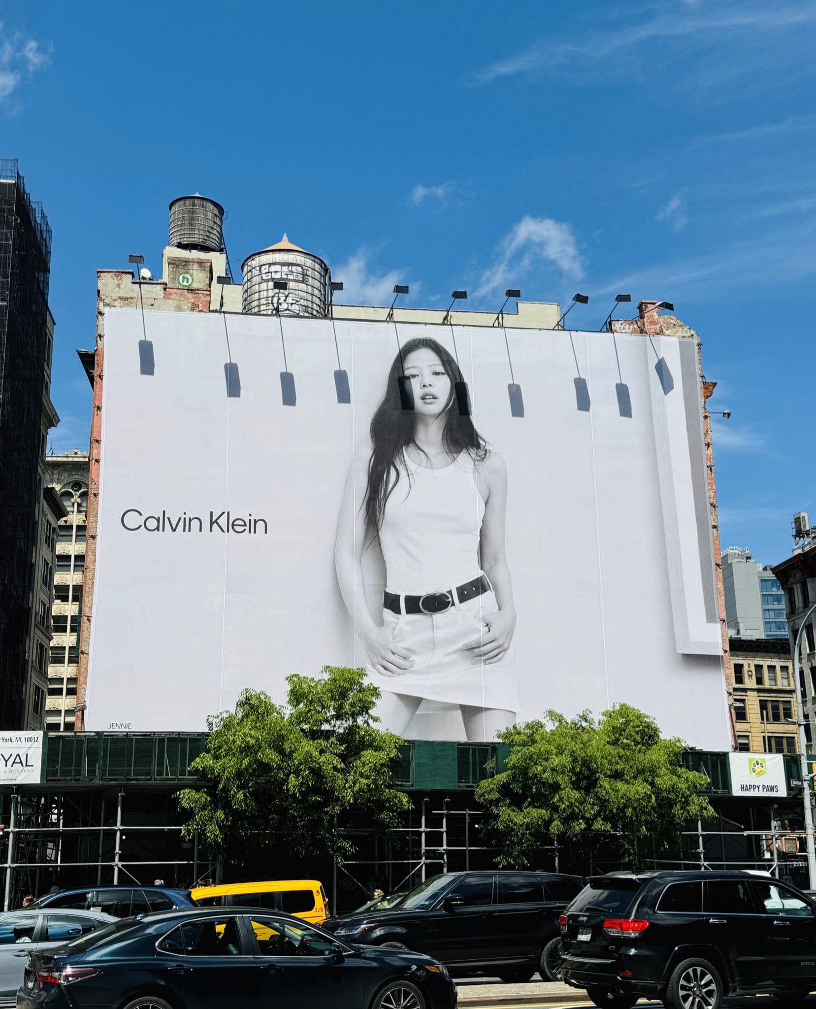 240511 Jennie for Calvin Klein Billboard on Houston Street, New York