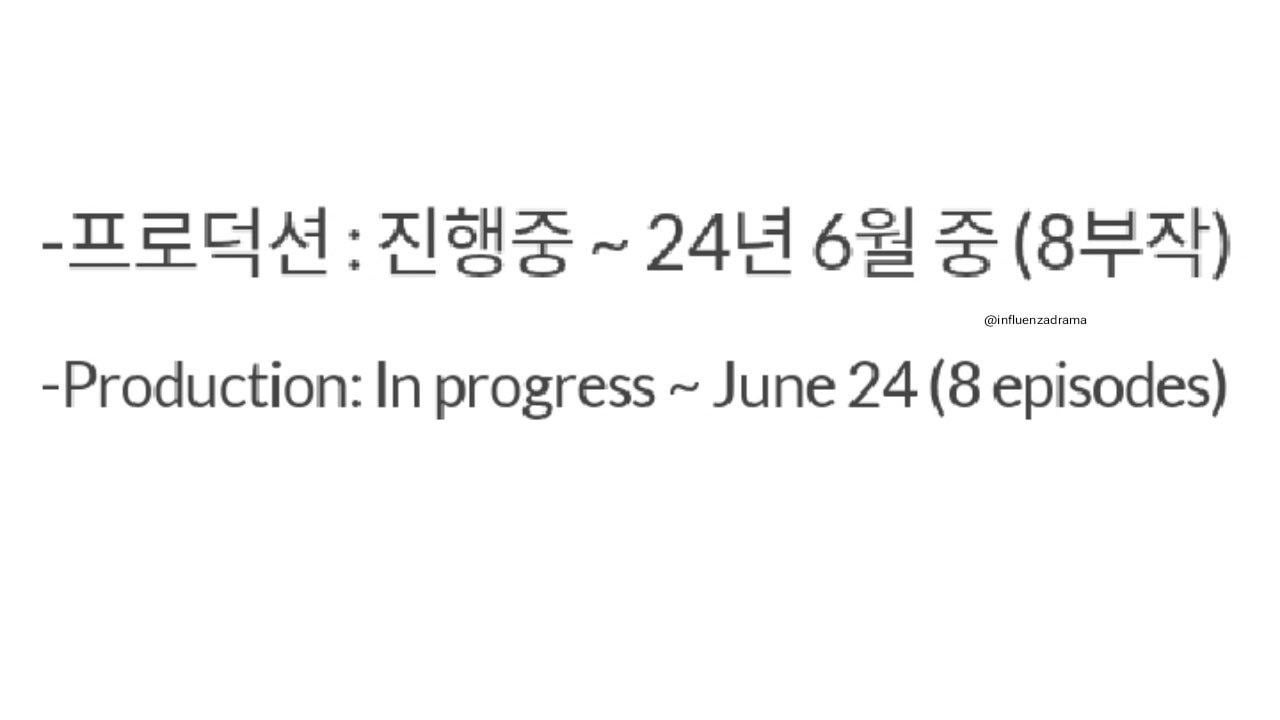 240603 Jisoo - ‘Influenza’ will consist of 8 episodes and wrap production this month