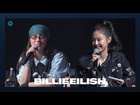 240621 Spotify Presents: Billie Eilish HIT ME HARD AND SOFT Q&A with JENNIE