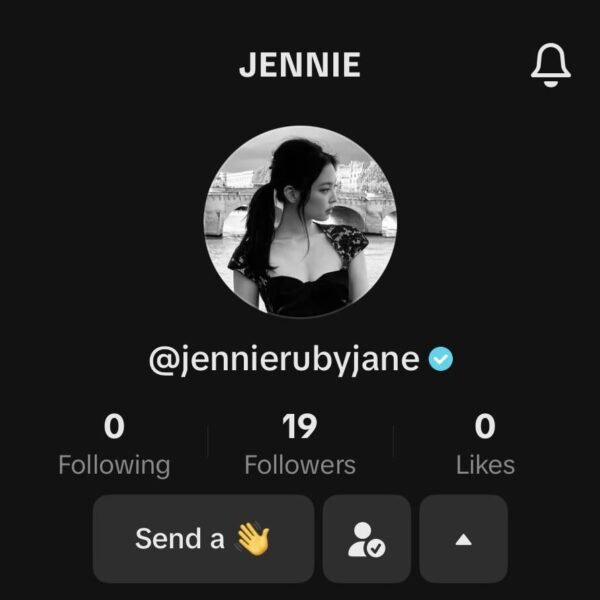 240617 Jennie Official TikTok Account