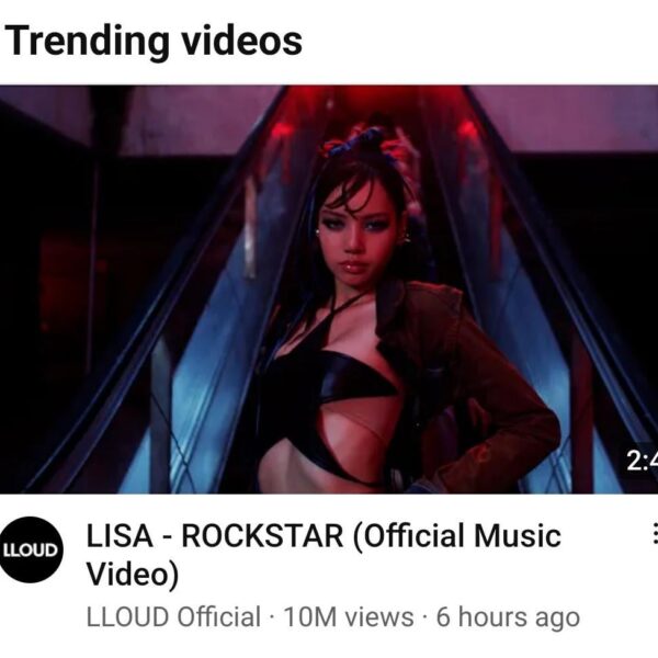280624 LISA - “ROCKSTAR” has now surpassed 10M views on YouTube.