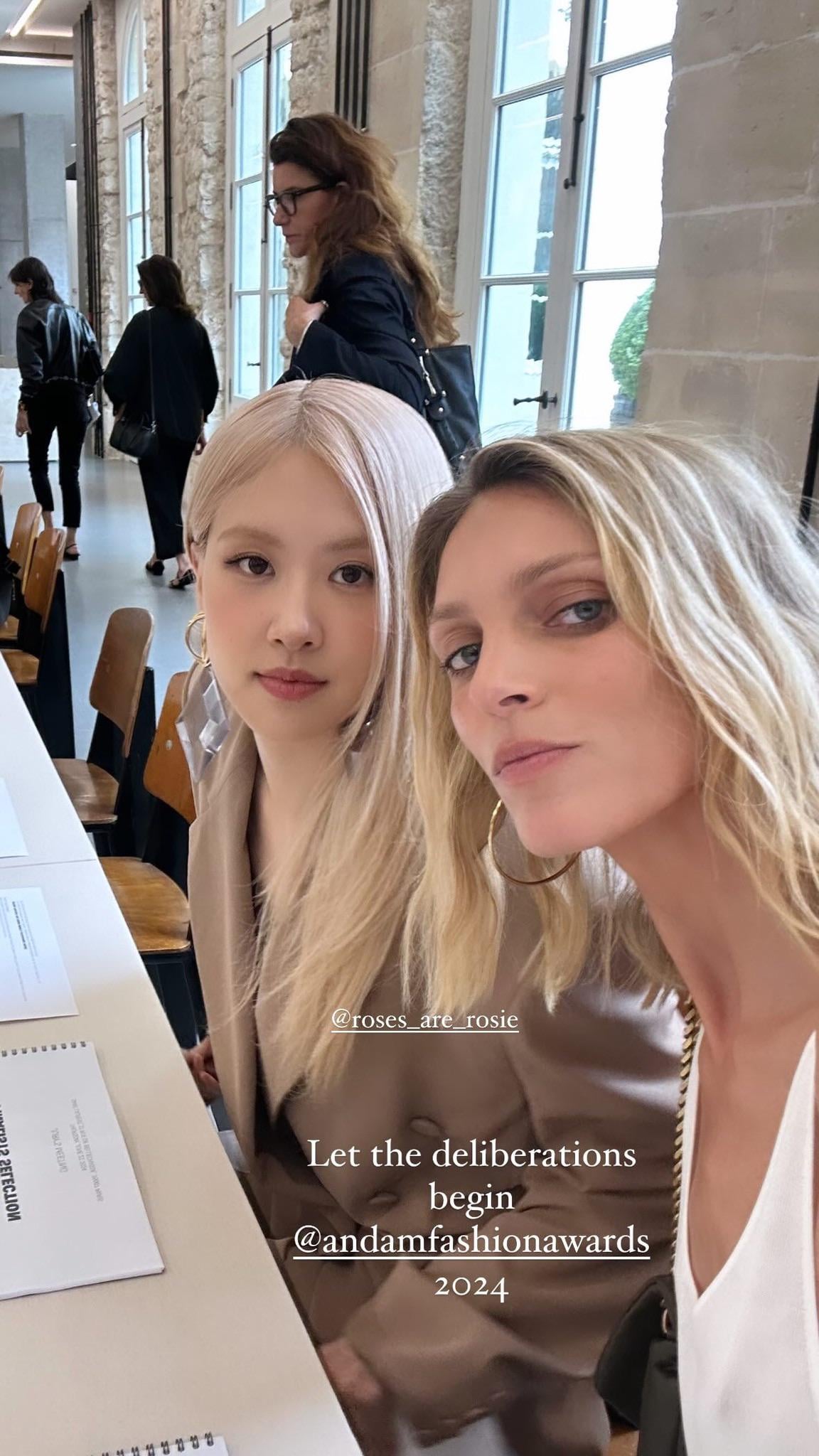 240627 anja_rubik IG Story Update w/ Rosé