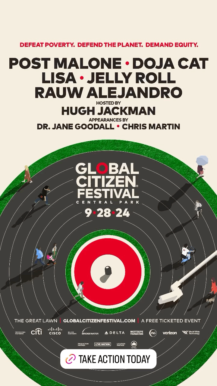 240709 LISA joins the Global Citizen Festival as Headliner on Sept. 28 in NYC’s Central Park [Official Poster]