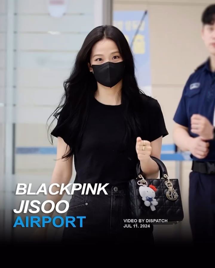 240711 Jisoo @ Incheon International Airport (Arrival from Singapore)