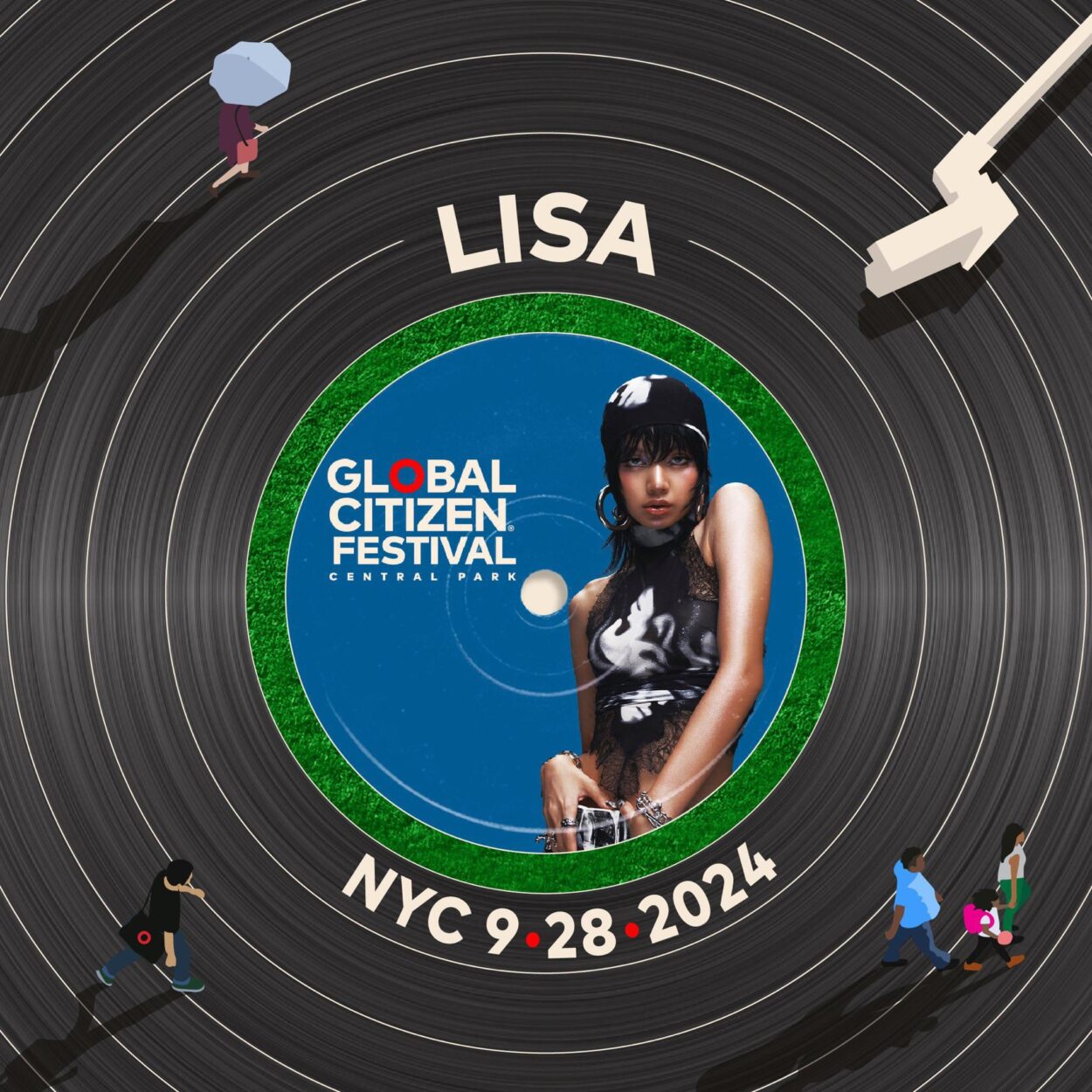 240709 LISA announced as headliner @ Global Citizen Festival on Sept. 28 in NYC’s Central Park