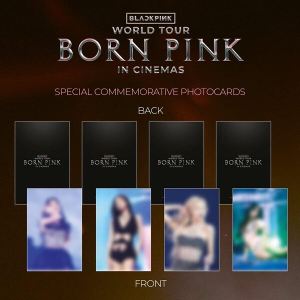 240709 BLACKPINK World Tour [BORN PINK] in Cinemas | Special Commemorative Photocards and Postcard