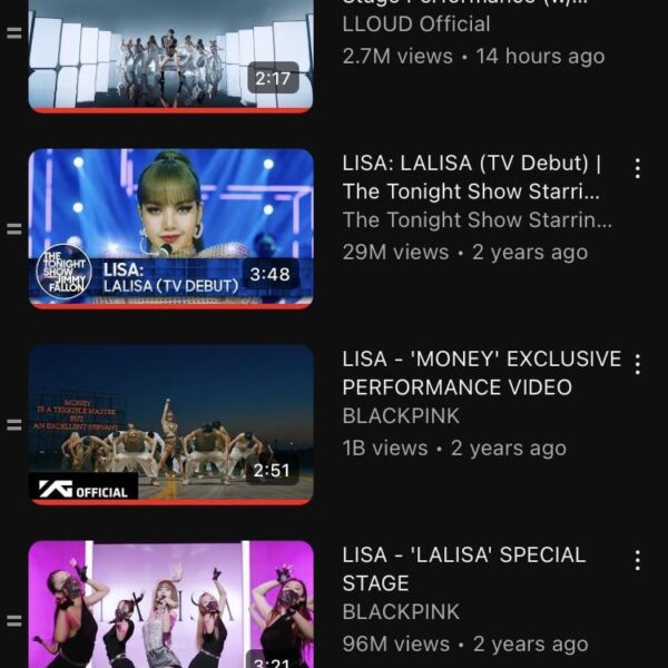 240802 What is your favorite Lisa “Special Stage” “Exclusive Performance” Video?