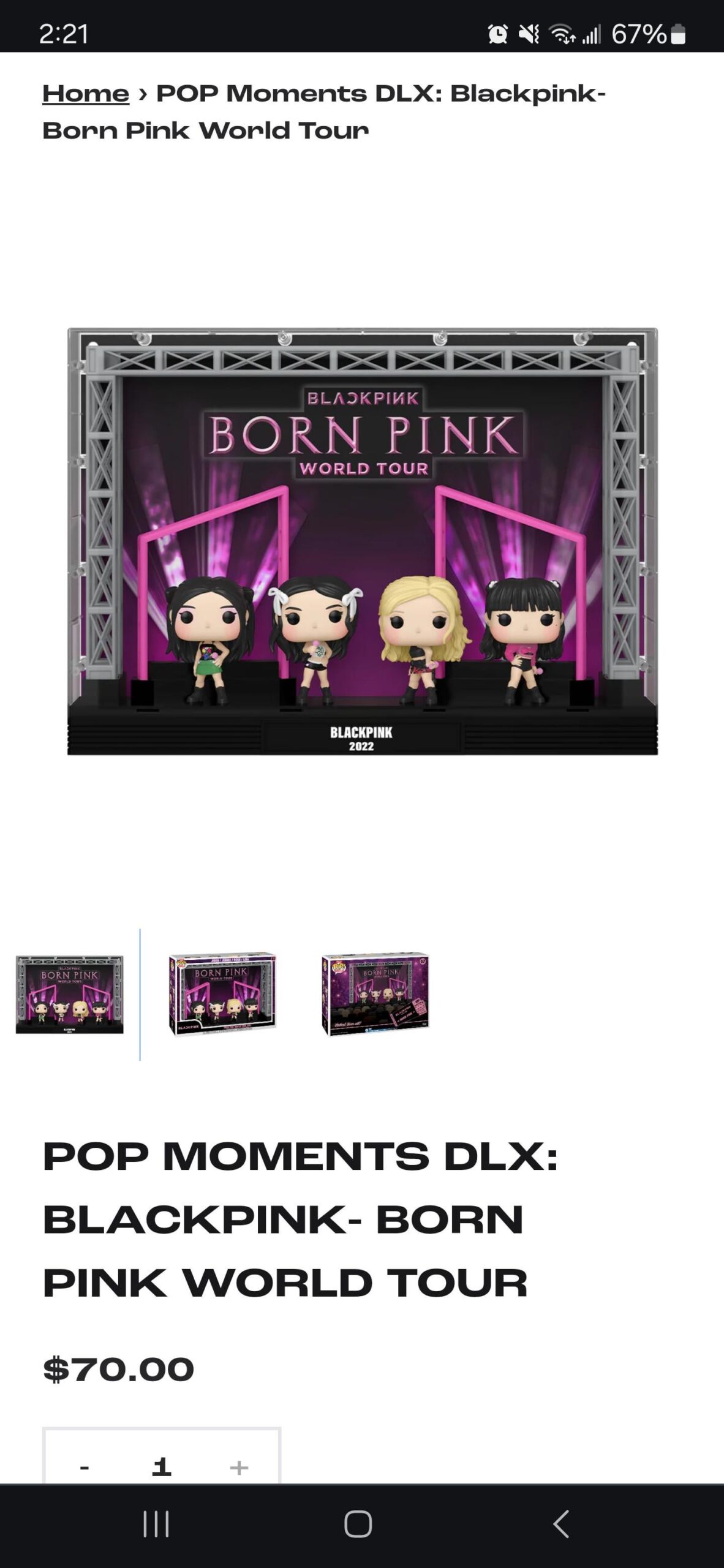 240805 Born Pink World Tour Funko Pops available for pre-order